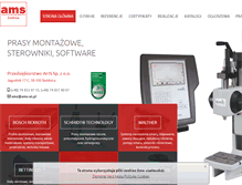 Tablet Screenshot of ams-at.eu